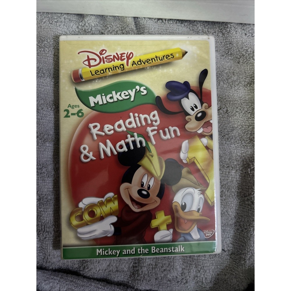Reading, Math and More: Mickey and the Beanstalk DVD